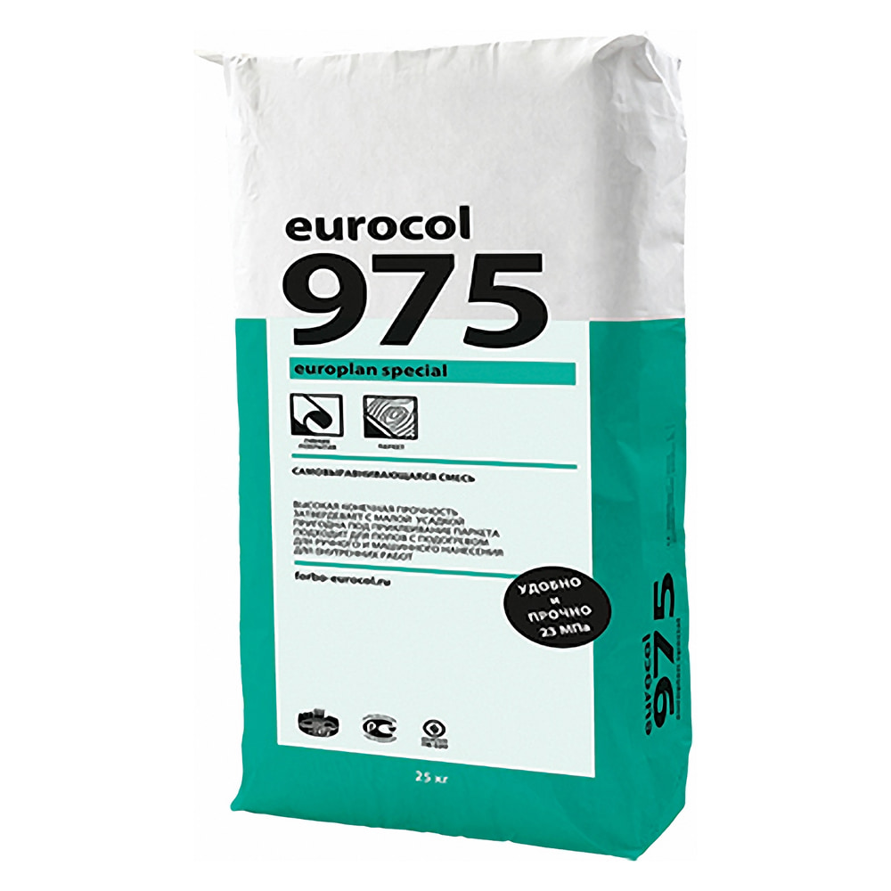 Наливной пол Forbo 975 Europlan Special нивелирующая 25 кг