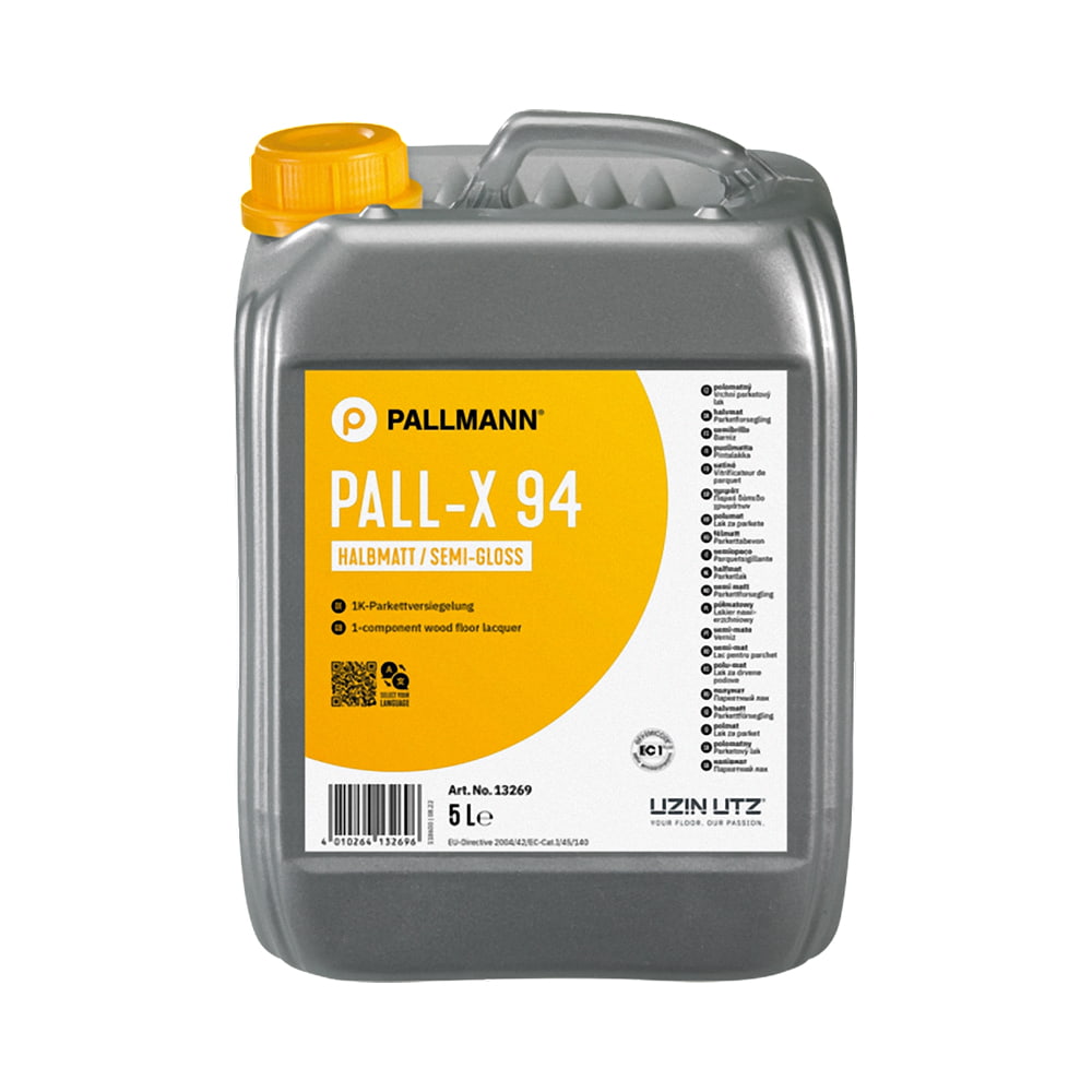 Лак паркетный Pallmann PALL-X 94 1-К полуматовый 5 л