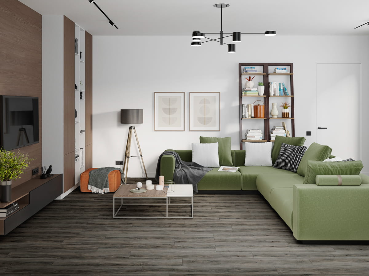 Ламинат SPC Damy Floor Дуб Кантри TCM359-25 кварц-виниловый
