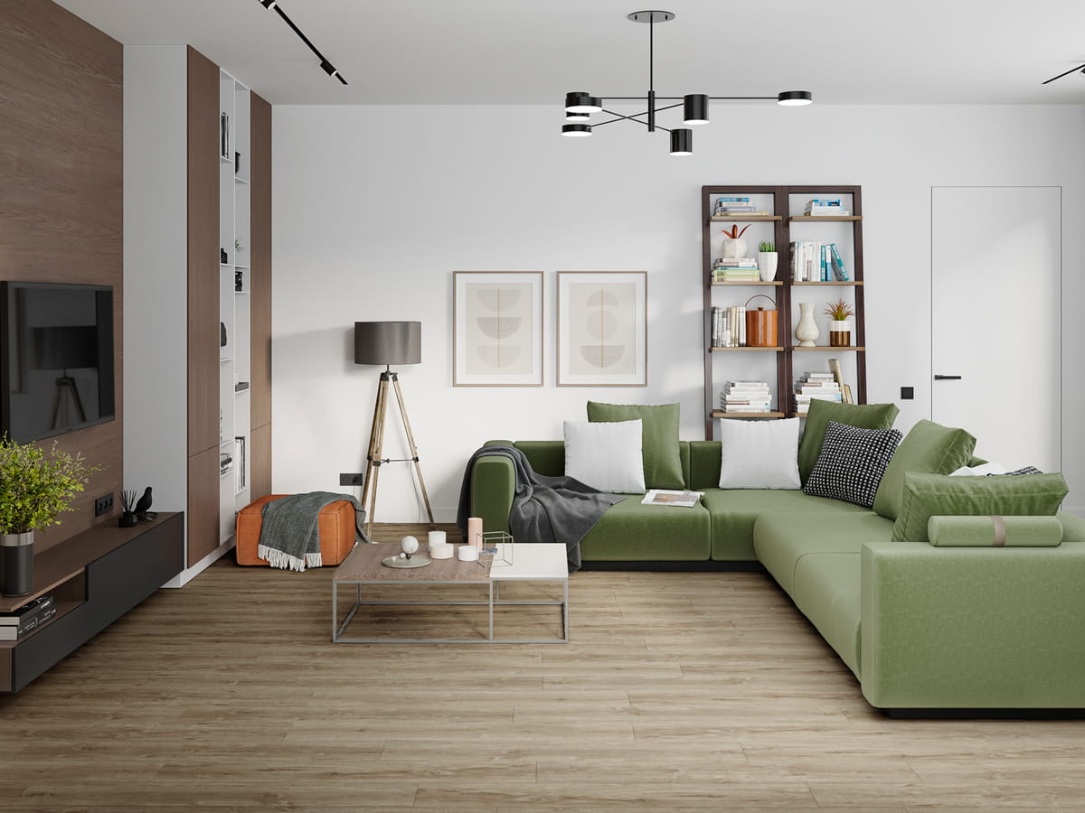 Ламинат SPC Damy Floor Дуб Имбирный 248-8 кварц-виниловый